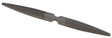 8-inch standard double-ended wax file with medium and coarse cut for shaping plastic, wax, wood, and metal clay