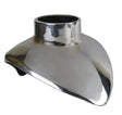 Extra large cast iron chrome-plated necklace mandrel for jewelry making and chain sizing