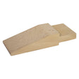 5-1/4" x 2-1/4" solid hardwood wooden bench pin for woodworking and jewelry making
