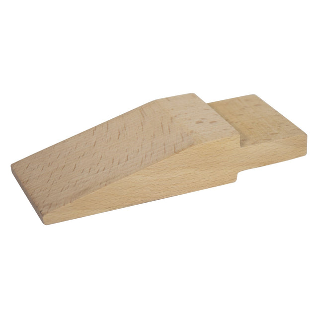 5-1/4" x 2-1/4" solid hardwood wooden bench pin for woodworking and jewelry making