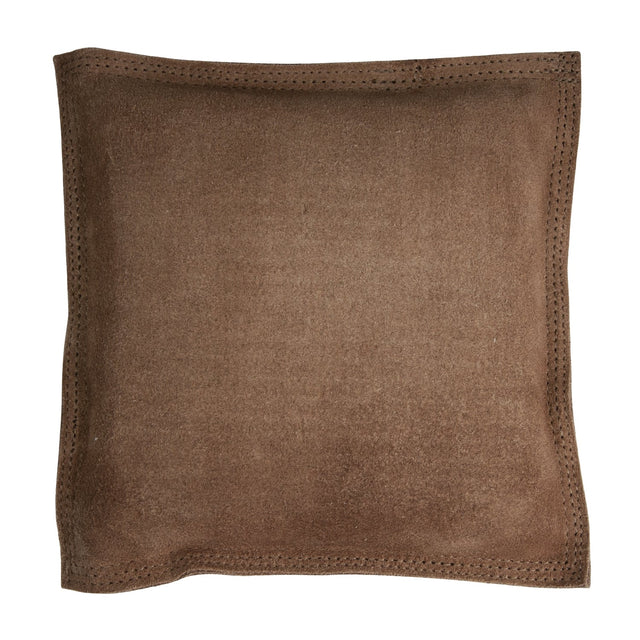 7-Inch Square Leather Sand Bag for jewelry forming and stamping with durable leather and non-slip surface