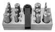 14-piece Circle and Round Locking Disc Cutter Set with steel discs for precise metal cutting from 1/8" to 5/8" sizes