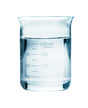 1000 milliliter low form borosilicate glass beaker with pour spout and clear measurement markings