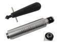 Silver Foredom Handpiece H.30 with 0 to 5/32" chuck and key wrench for finishing, grinding, and polishing tasks