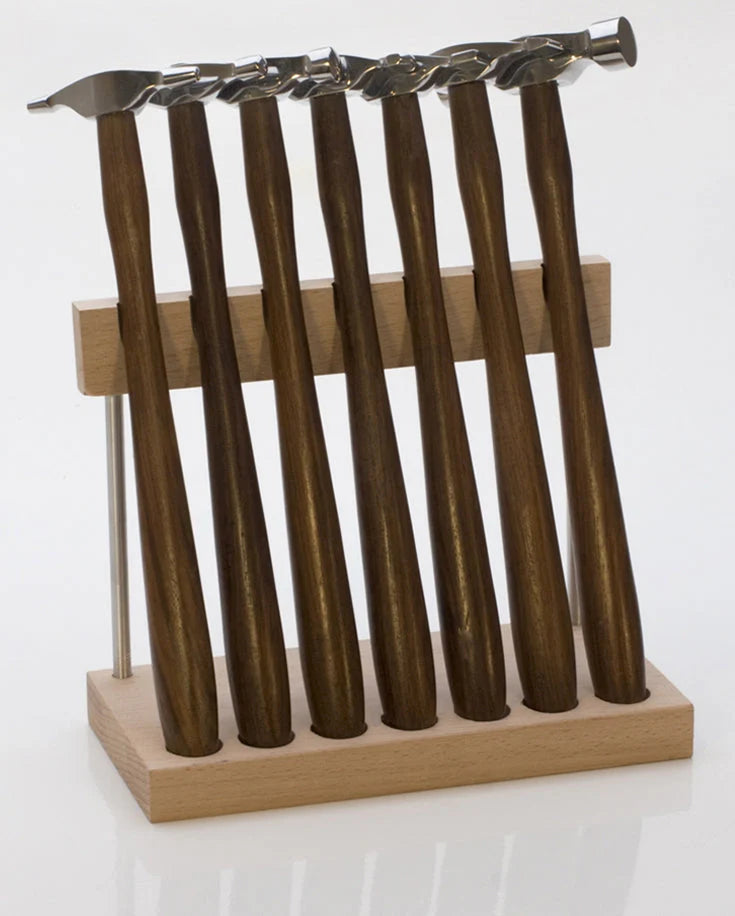 7-Piece Mini Trustrike Hammer Set with Wooden Stand