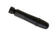 Black plastic needle file handle with ergonomic twist-ring release for quick file changes