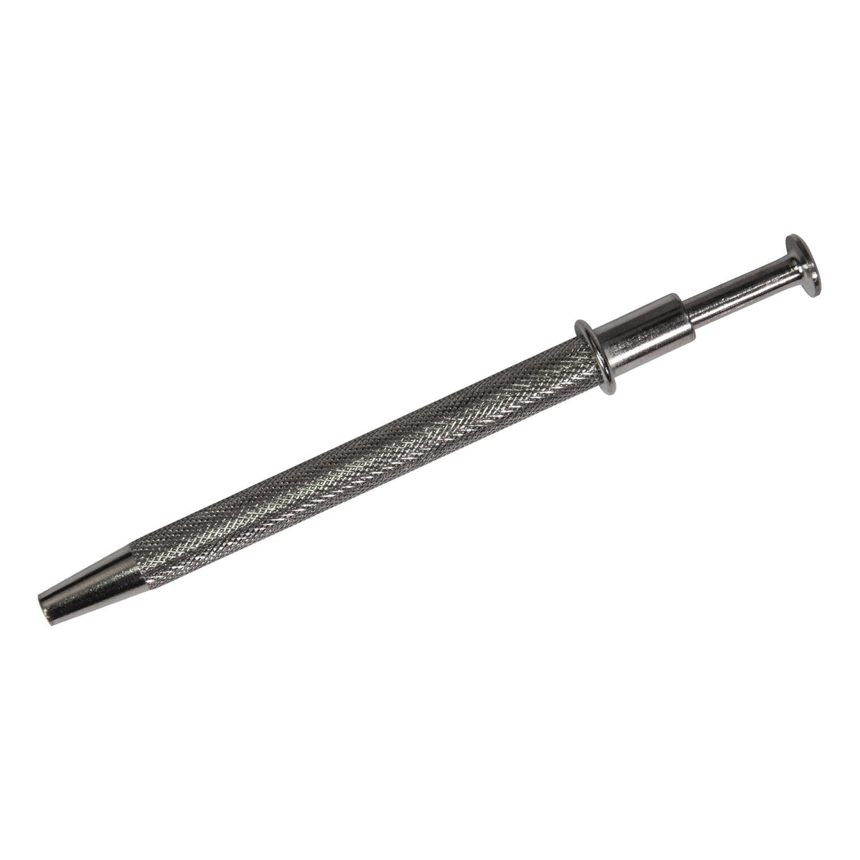 4-1/2 inch metal loop-end gem holder for secure gemstone display and handling