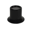 Watchmakers Eye Loupe 4X magnification black compact pocket-sized lens with 2.5-inch focal length