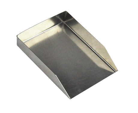 2-1/2" x 1-1/2" stainless steel gemstone and diamond shovel scoop for precise bead and small parts handling