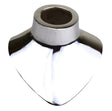 Chrome finished steel necklace mandrel with smooth surface for jewelry making and shaping designs
