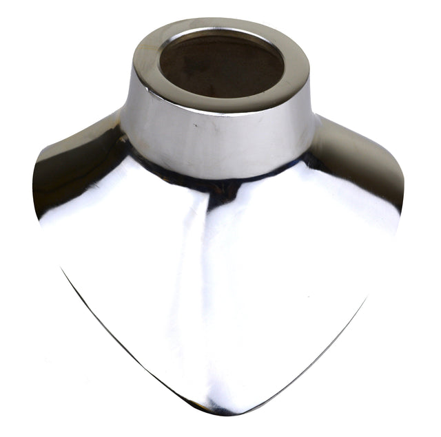 Chrome finished steel necklace mandrel with smooth surface for jewelry making and shaping designs