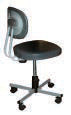 Jewelerƒ??s Bench Chair ƒ?? Swivel Shop Chair with Casters, Adjustable Seat & Lumbar Support