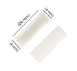 Replacement nylon jaws for parallel action pliers, 24mm length and 4mm width, scratch-resistant plastic.