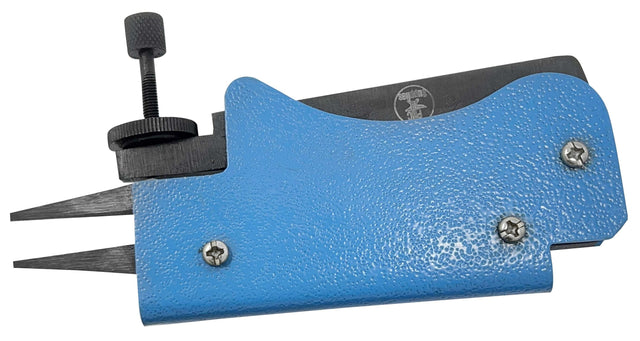 Heavy-Duty Gem & Stone Setting Pliers with adjustable jaws and blue textured grip for precise jewelry work