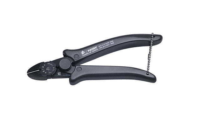 6-1/2" Power Max Compound Cutters with ergonomic handles and induction-hardened steel jaws for precise cuts, made in Japan