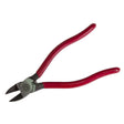 7-1/2 inch plastic sprue cutters with red ergonomic PVC grips for precise flush cutting of plastic sprues and soft wires
