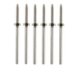 6 pack point threaded polishing mandrels with 3/32 inch shank for rotary polishing machines