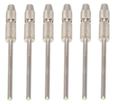 6 Pack 2mm Mandrel-Pin Chuck 3/32" For Silicone Pins by PMC Supplies
