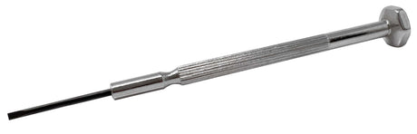 1.20 mm straight screwdriver with fine blade and metal handle for precision fastening in tight spaces