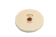 Finex Muslin Buff 6 inch 50 ply loose type buff with leather center for high-polish finishing