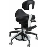 Asiento ergonómico tipo silla de montar para joyeros