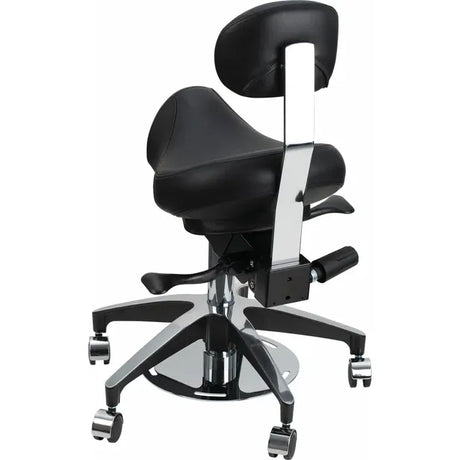 Asiento ergonómico tipo silla de montar para joyeros