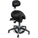 Asiento ergonómico tipo silla de montar para joyeros