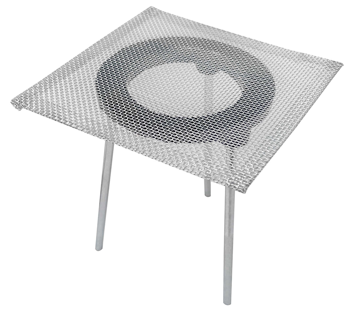 6-inch tripod stand with mesh screen for stable heating over alcohol lamp or Bunsen burner