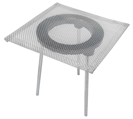 6-inch tripod stand with mesh screen for stable heating over alcohol lamp or Bunsen burner