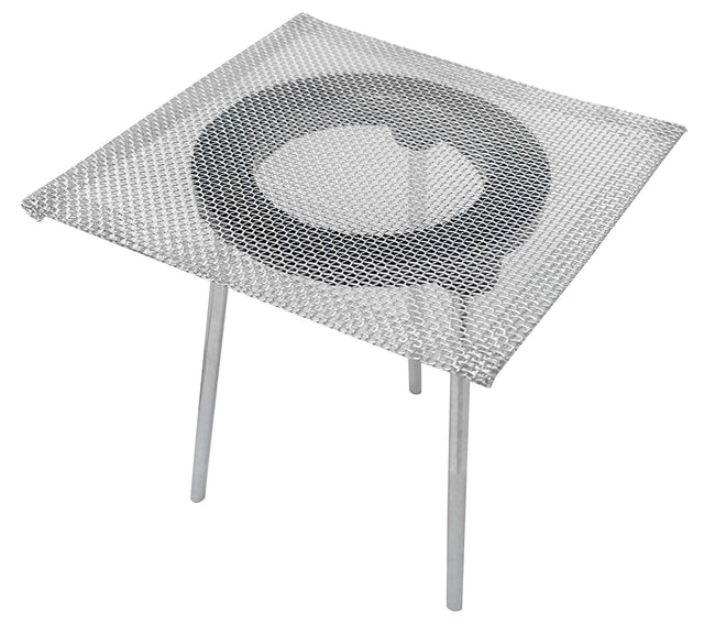 6-inch tripod stand with mesh screen for stable heating over alcohol lamp or Bunsen burner