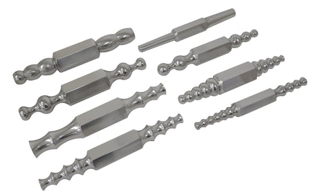 8 Piece 9" Synclastic & Anticlastic Metal Forming Steel Stake Set by PMC Supplies