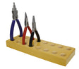 Solid Wood Plier Rack and Holder for 8 Pliers by PMC Supplies