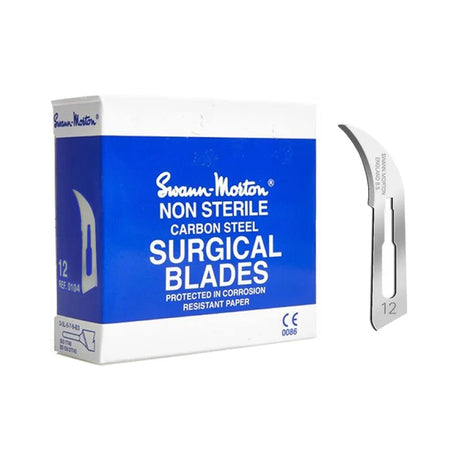 Cuchillas de corte de moldes Swann-Morton n.º 11 – Paquete de 100 unidades, acero al carbono