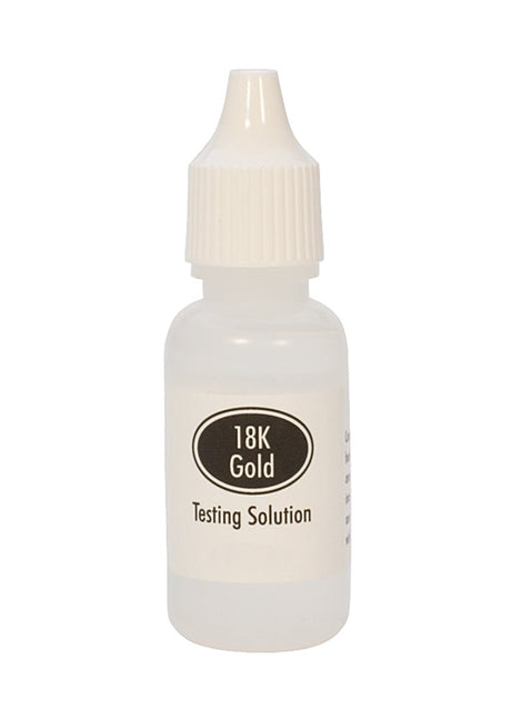 18K Gold Testing Acid bottle for precise karat verification and jewelry appraisal