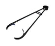 26-inch heavy-duty foundry crucible flask tongs for safe handling of graphite and clay crucibles up to 7-inch diameter