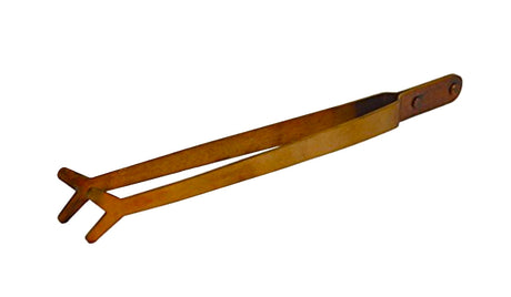 9" copper pickling fishtail tip tweezer tongs for corrosion-resistant lab use