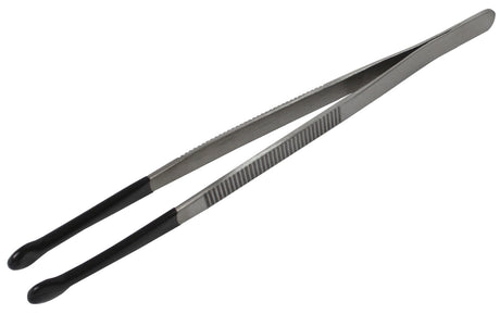 6" Non Marring Pearl Gemstone Bead Holding PVC Tweezers by PMC Supplies