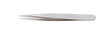 3-1/2" Anti Hi-Tech Dumont precision stainless steel tweezers with anti-magnetic design and matte finish