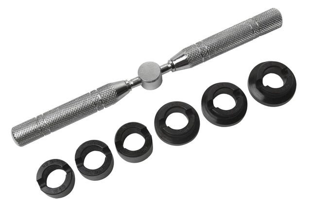 Rolex Watch Case Opener Set with ergonomic wrench and six dies for precise oyster case opening