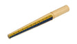 9-1/4 inch wooden wax ring tube sizer for U.S. ring sizes 2 to 14 with measurement markings