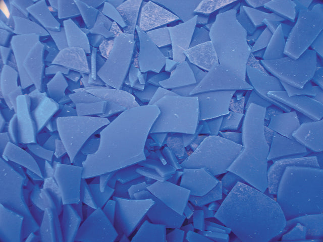 Freeman Flakes Flexplast Blue injection wax flakes for casting and moldmaking in 1 lb bag
