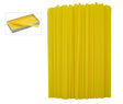 8 oz box of 6 gauge yellow sprue wax sticks for investment casting