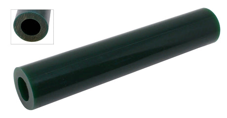 Dark green wax ring tube with large round center hole for jewelry carving and ring making