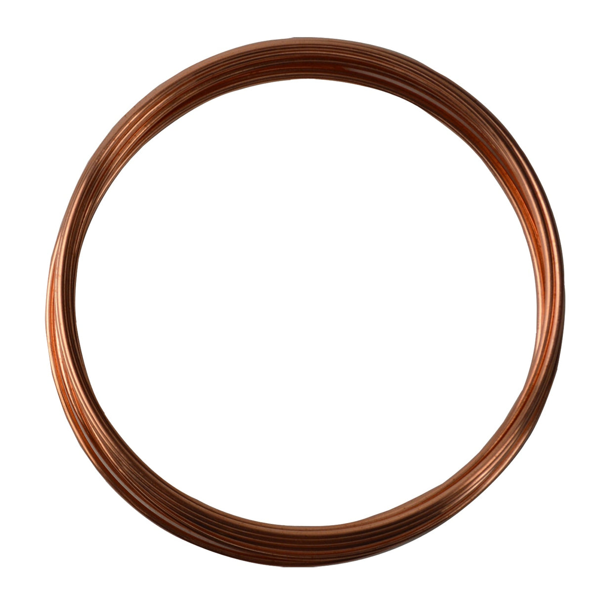 25-foot coil of 20 gauge square dead soft copper wire for jewelry making and beading