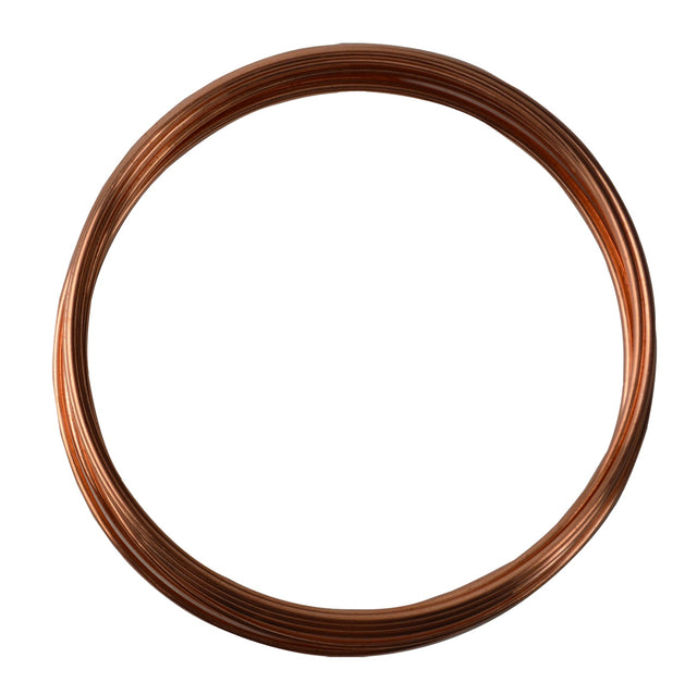 25-foot coil of 20 gauge square dead soft copper wire for jewelry making and beading